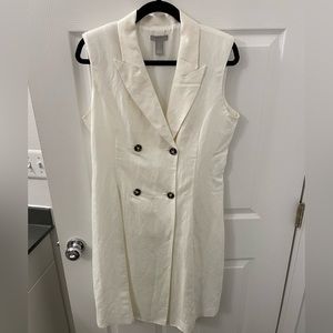 H&M linen blend professional dress